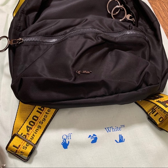 Authentic Off-White Mini Industrial Strap Backpack - Picture 2 of 8